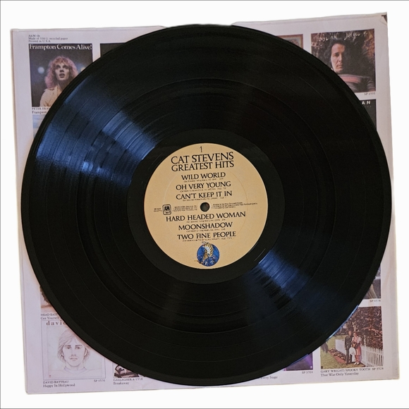 CAT STEVENS•Greatest Hits•A&M Records (#SP-4519)•Terre Haute Pressing - Picture 2 of 9